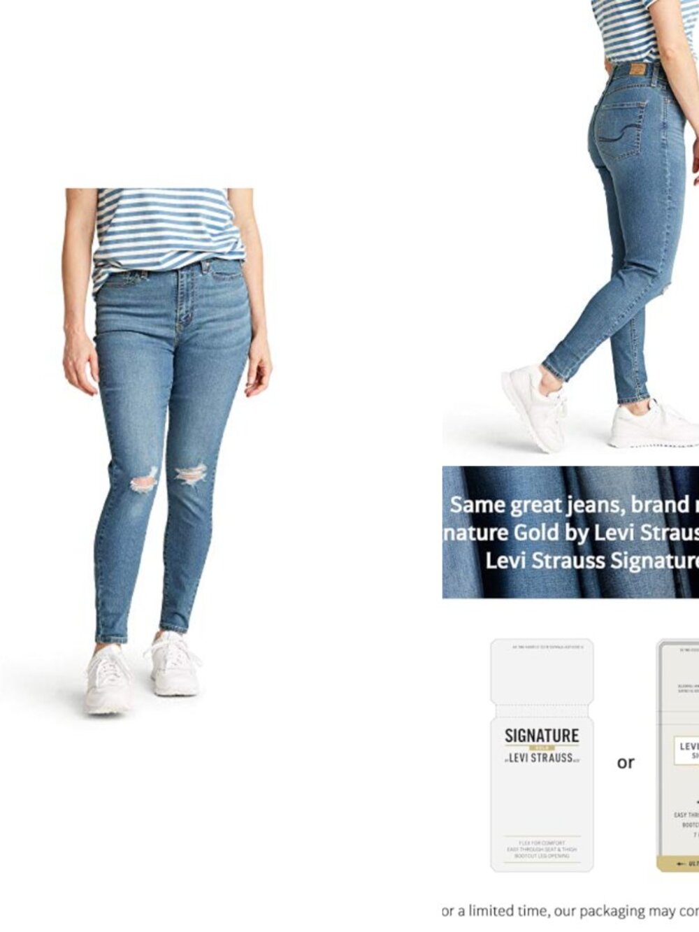 High Rise Skinny Jeans Super Stretch 82% Cotton Vintage Look